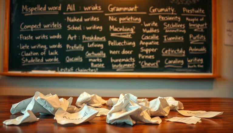 common writing errors