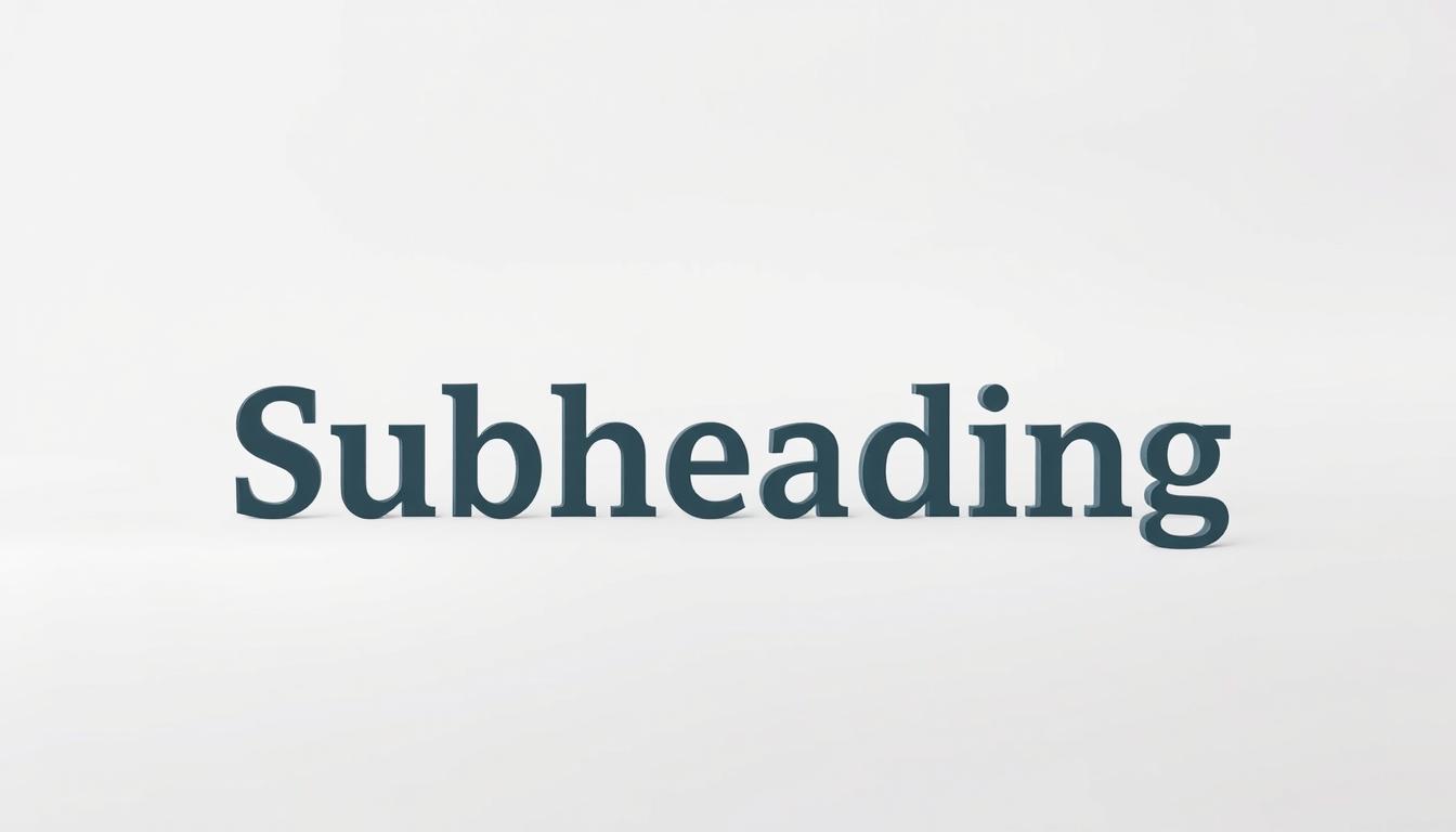 creative subheadings