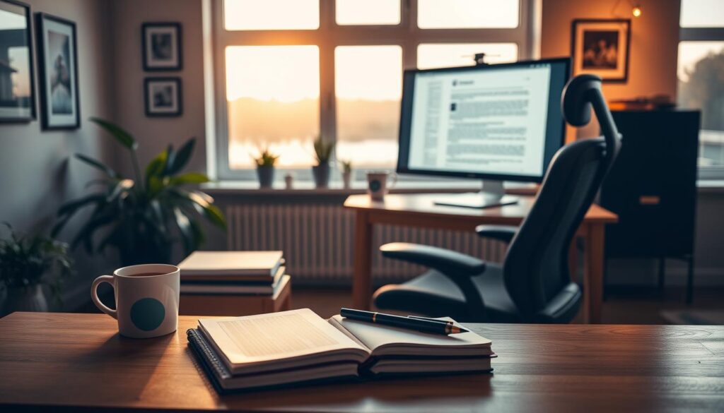 freelance writer setup