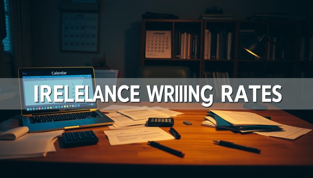 freelance writing rates