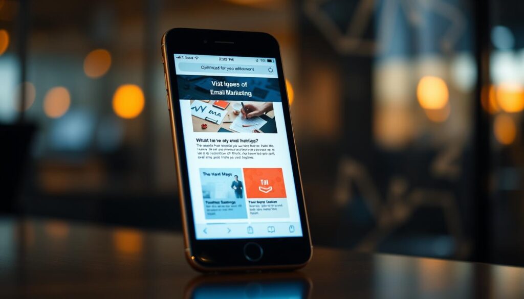 mobile optimization email marketing