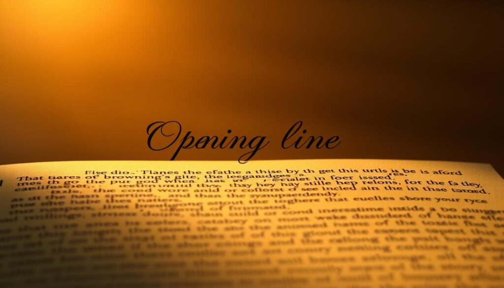 opening line