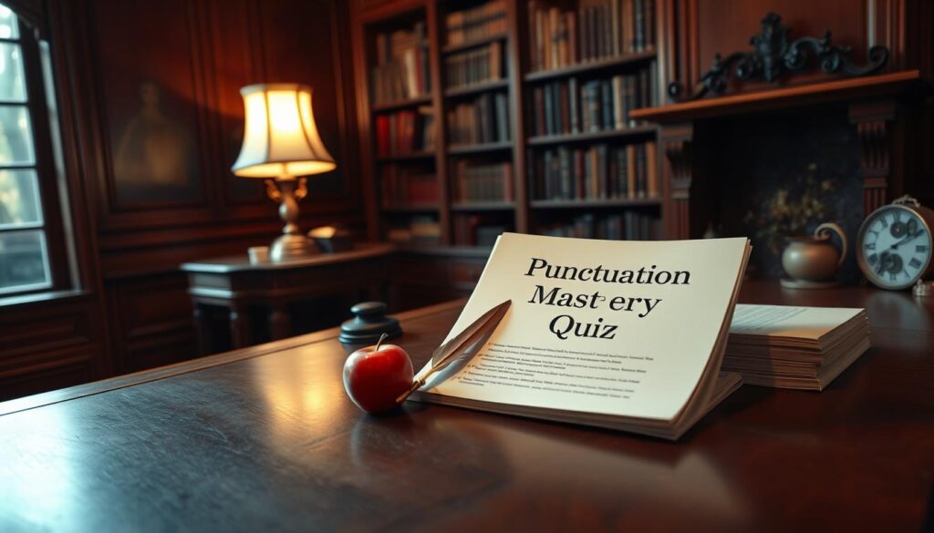 punctuation mastery quiz