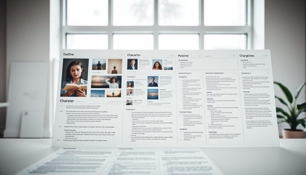 Notion novel template structure