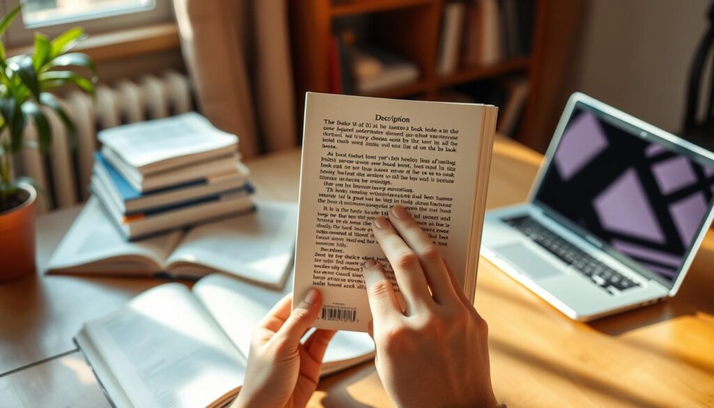 book description tips