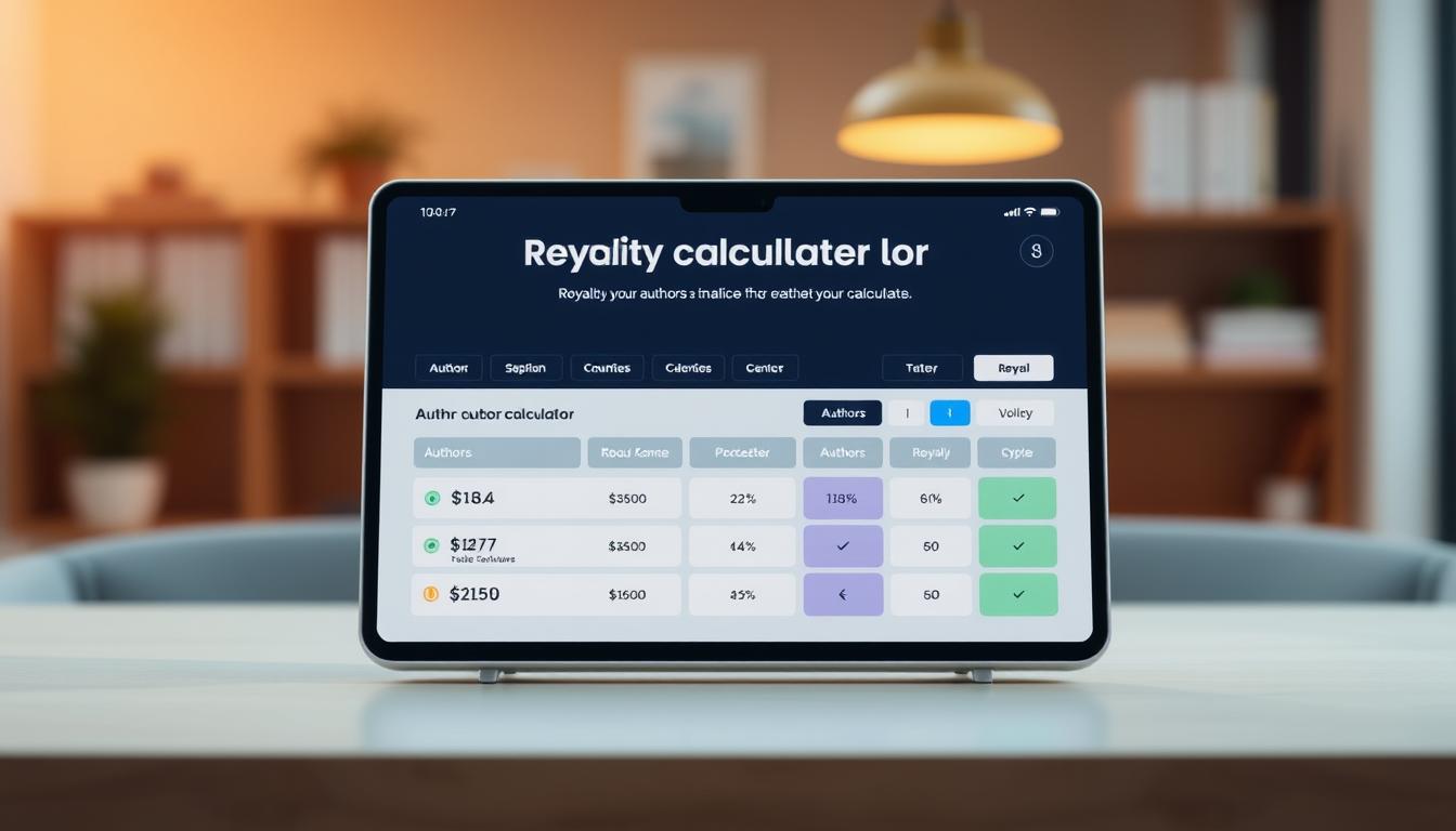 royalties calculator for authors