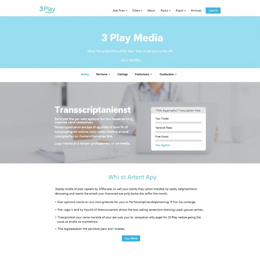 3Play Media transcriptionist application process