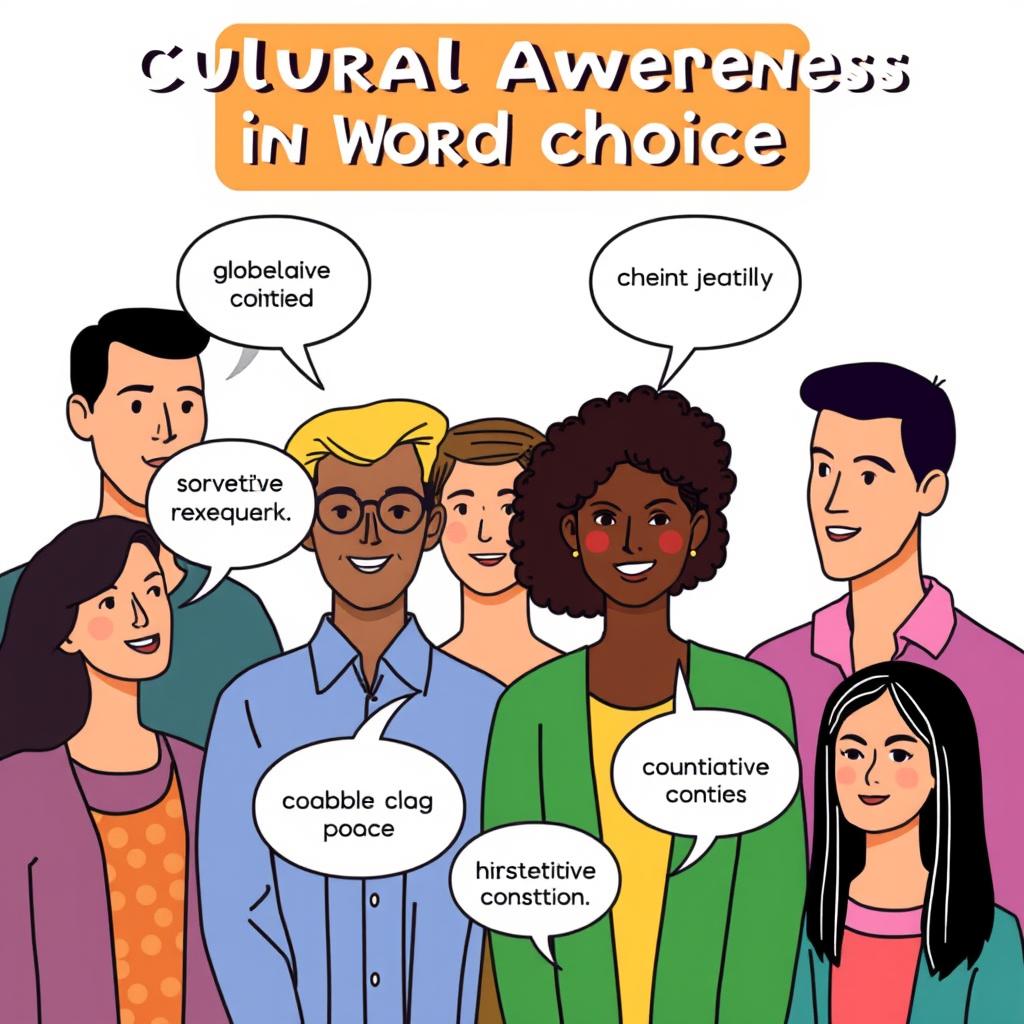 Cultural awareness in word choice