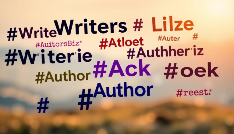 author hashtags