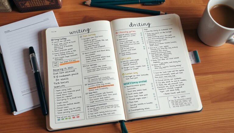 bullet journaling for writers