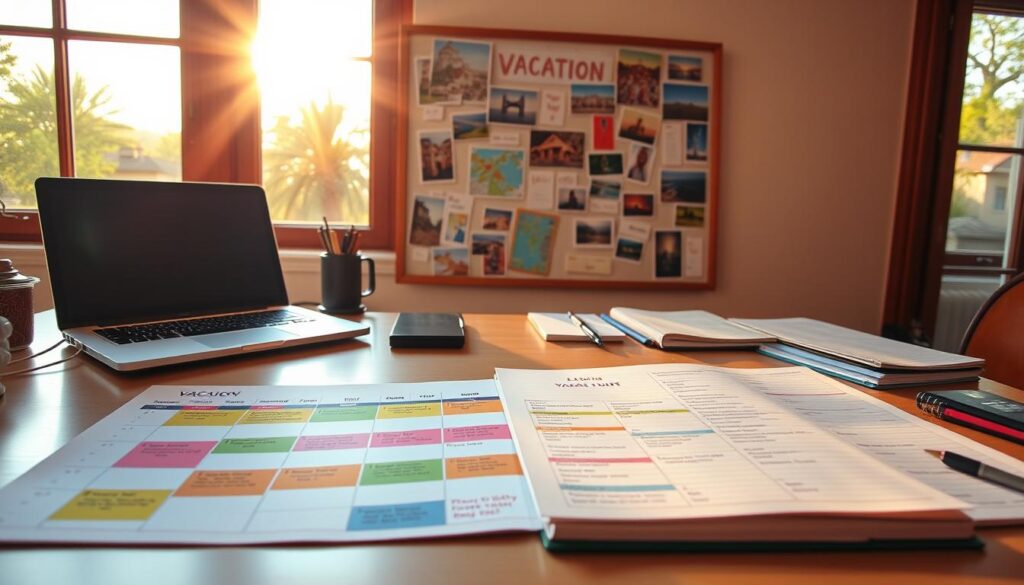 freelance vacation planning schedule