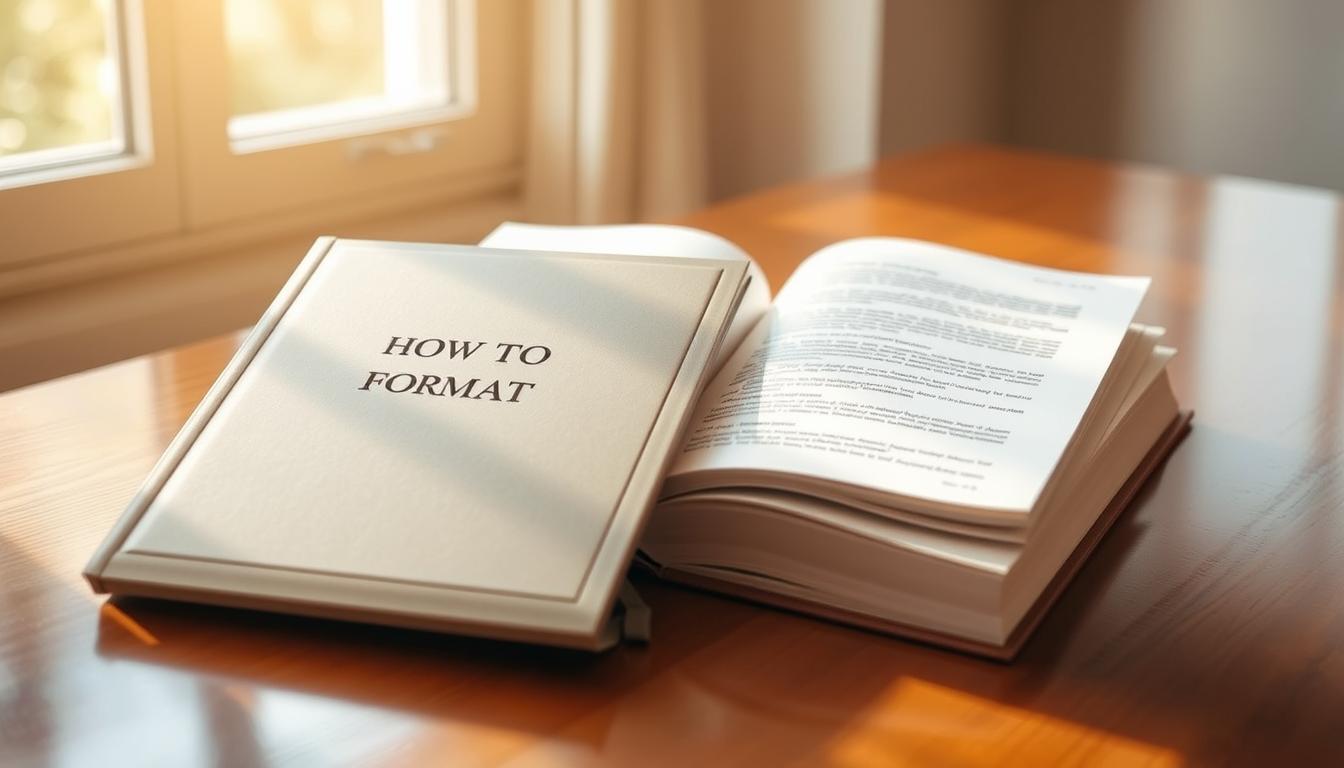 how to format a book