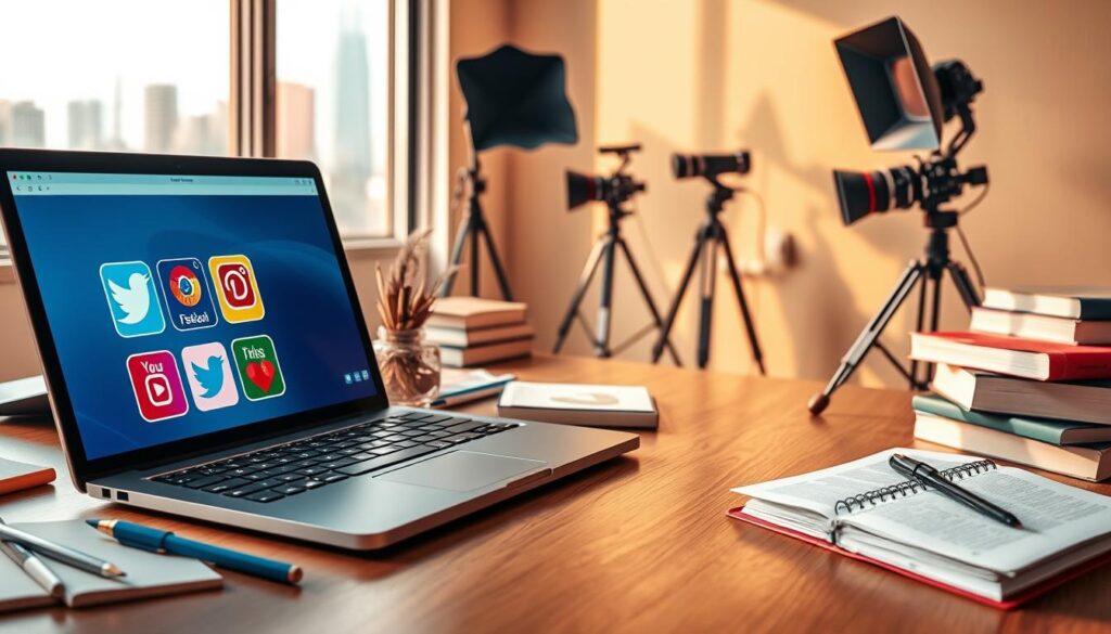 social media for authors