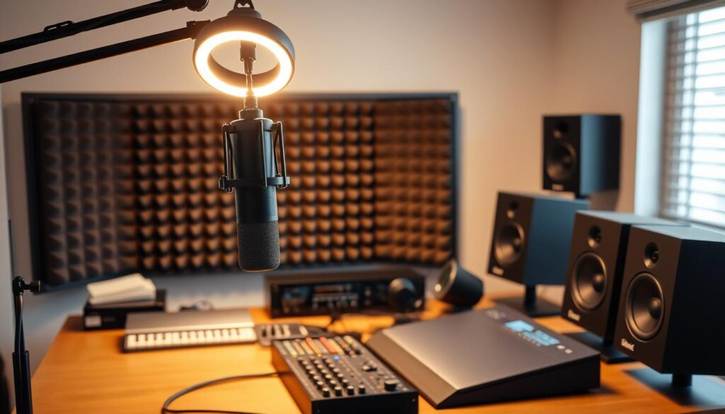 studio acoustic setup